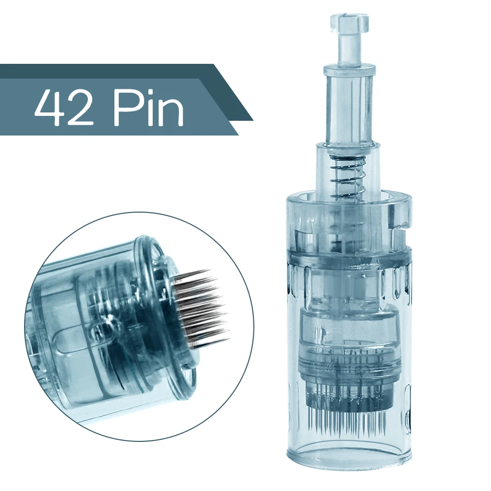 10/20/50Pcs M8 Cartridges Microneedle Replacement Needle Tip 11 16 24 36 42 Nano 3D 5D MTS Microneedling For Dr.imp Derma Pen
