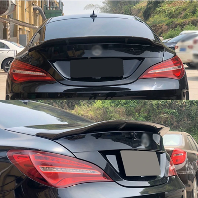 

Для Mercedes-Benz CLA W117 CLA180 CLA200 CLA250 CLA260 спойлер заднего крыла багажника из углеродного волокна CLA45 R Style 2014- UP