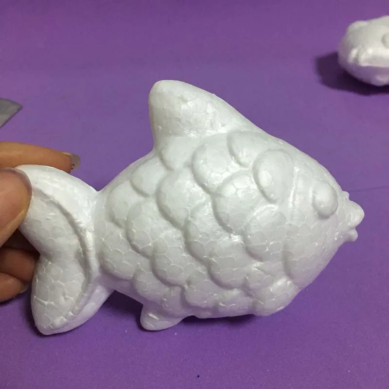 

18PCS/11cm Styrofoam Goldfish,Solid Polystyren Food Decoration,DIY Party Chrismas Decor,Styrofoam Balls,Halloween Pumpkins