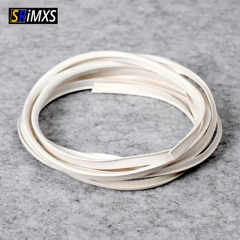 2M Car Rubber Sealing Strip Universal Car Door Sealing Strip Inclined T-Shaped Weatherproof Edge Trim Car Interior Accessories