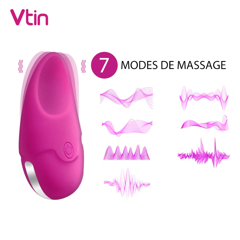 

7 Speed Vibrator For Women Tongue Breast Clip Massage Vibrator Flirting Clitoris Stimulation Orgasm Female Masturbation Sex Toys