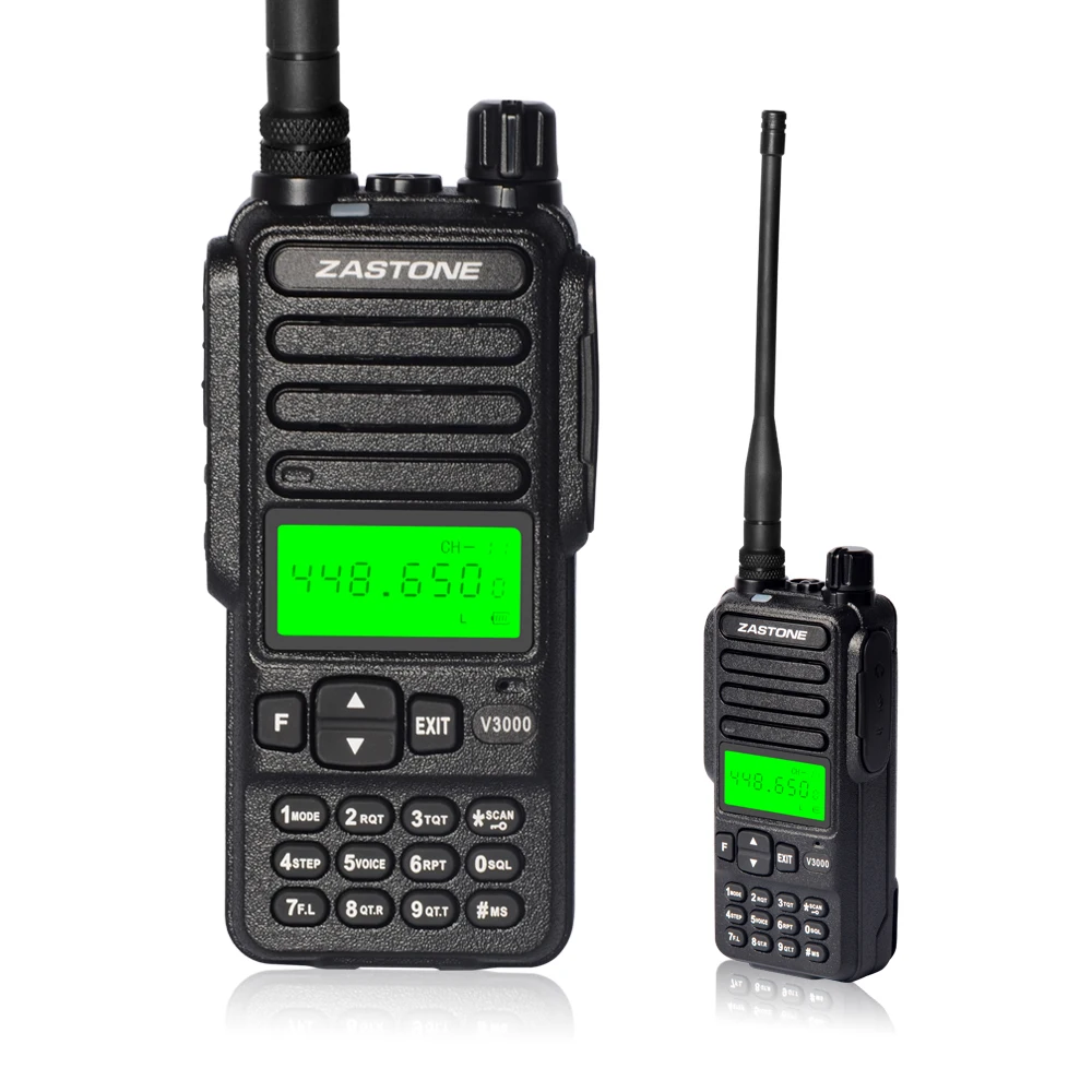 

ZASTONE V3000 10W Walkie Talkie UHF Or VHF High-Power FM Radio 4000mAh HAM Two Way Radio Handheld