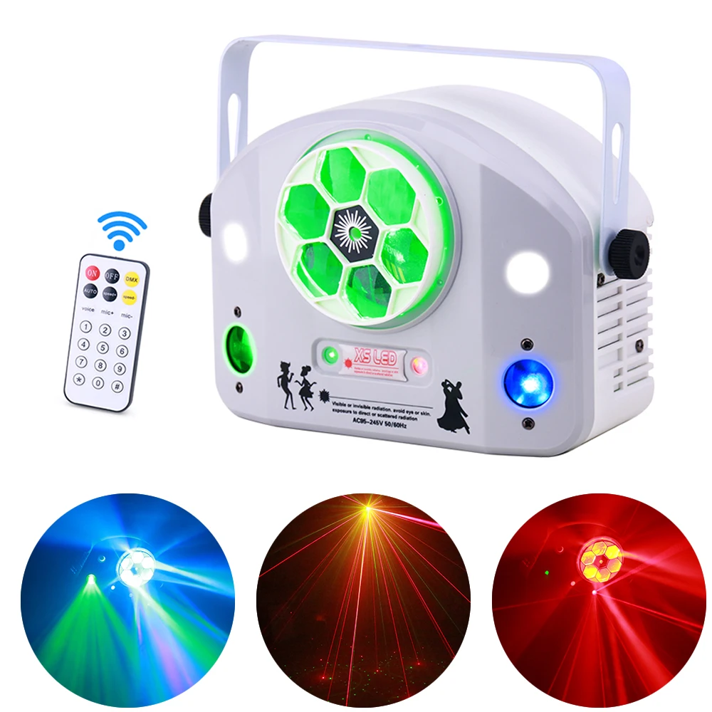 

Новинка 2020, светодиодный лазерный светильник с дистанционным управлением 120 Вт, 6x15 Вт, светодиодный диско-светильник RGBW для диджея, точечный лазерный стробоскоп, 4 в 1, сценическое освещение