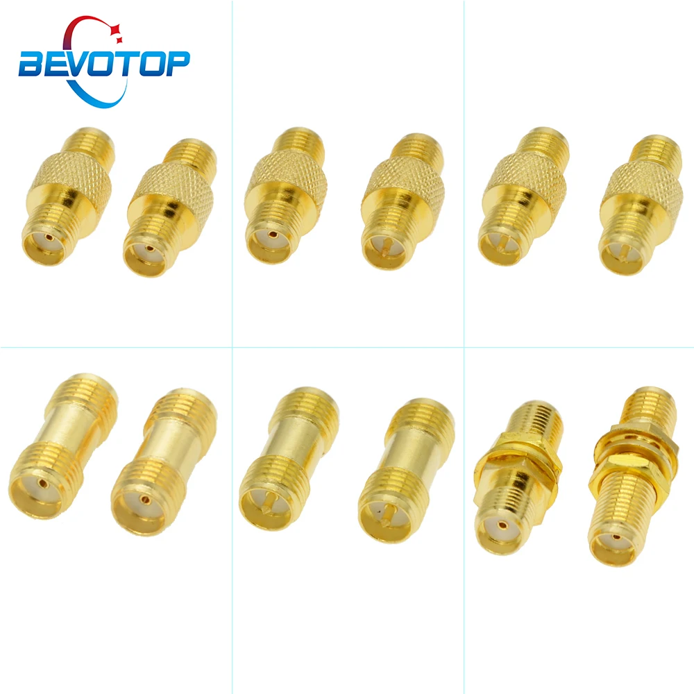 

100pcs/lot RF SMA / RP-SMA Female Jack to Female Jack For Raido Antenna SMA to SMA RF Coaxial Adapter Connector Converter