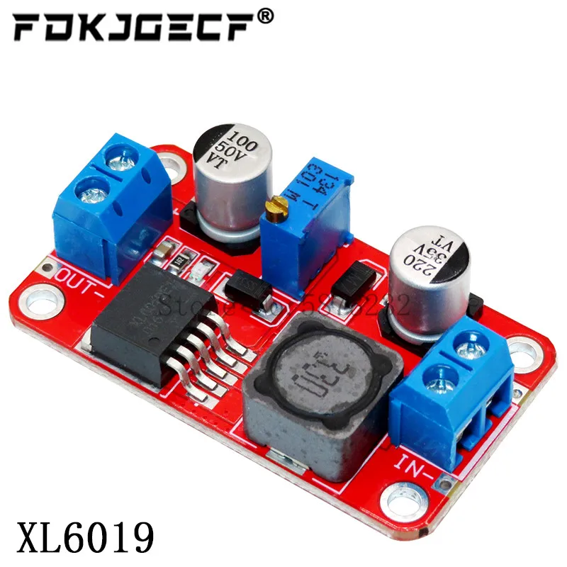 XL6009 4A Boost Converter Step Up Adjustable 15W 5-32V to 5-50V DC-DC Power Supply Module High Performance Low Ripple