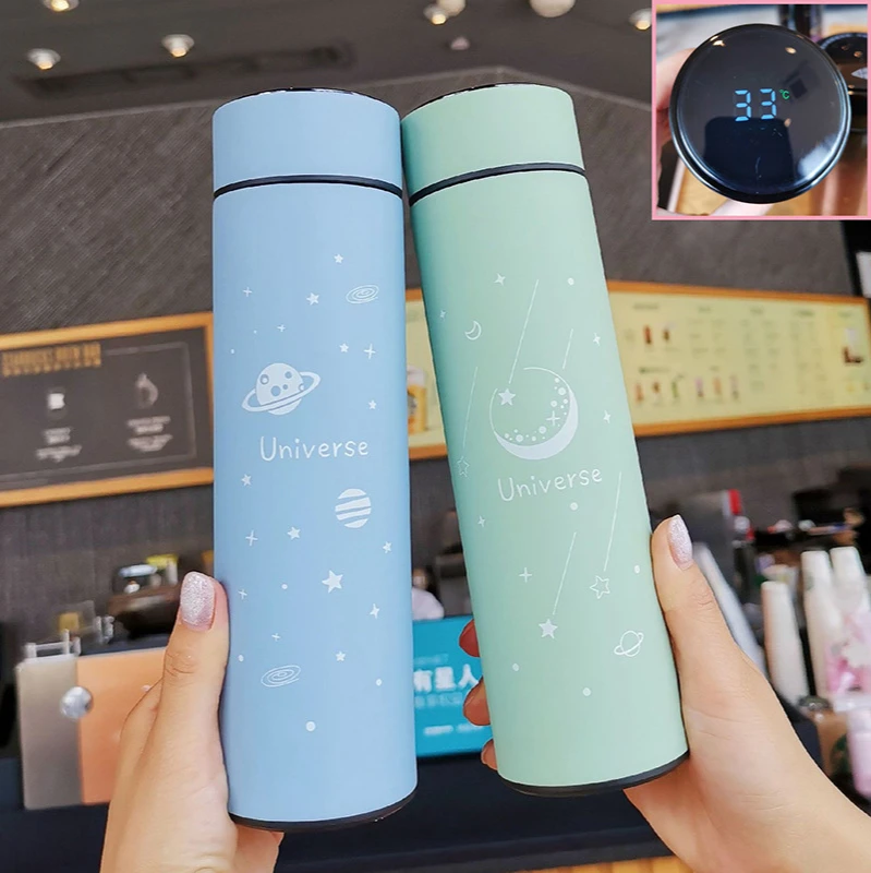 

New Car Stainless Steel Vacuum Flask Portable Creative Starry Sky Straight Insulation Water Cup Fashion Travel Sports Vacuum Cup