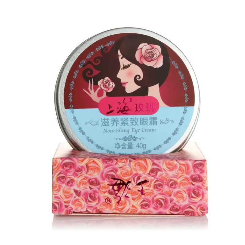 Chinese SHANGHAI Rose Firming Eye Primer Cream Nourishing Tightening Eye Care Anti Cerne Anti Dark Circles Ageless Patches