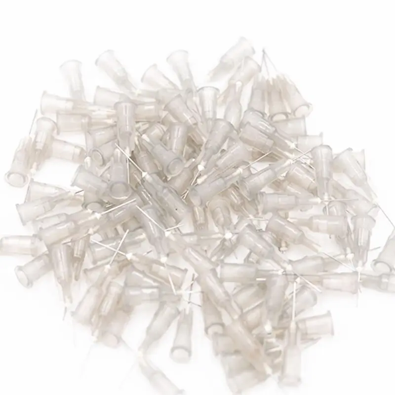 Ago di erogazione in acciaio 27G per controller di erogazione, testa di erogazione in acciaio di plastica 100 pezzi