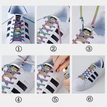 Colorful Elastic No Tie Shoelaces for Kids and Adults #6