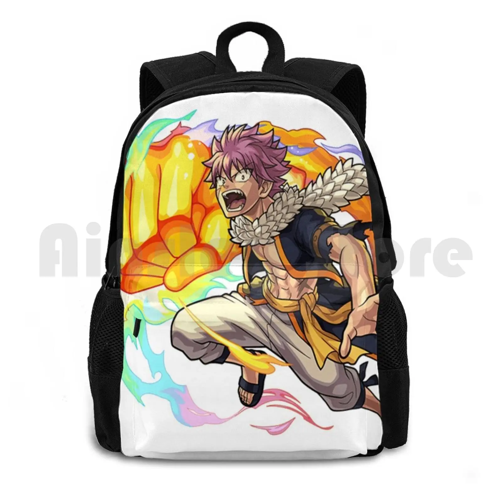

Natsu Dragneel Fairytail Outdoor Hiking Backpack Waterproof Camping Travel Fairytail Anime Manga Natsu Lucy Erza Wendy Mirajane