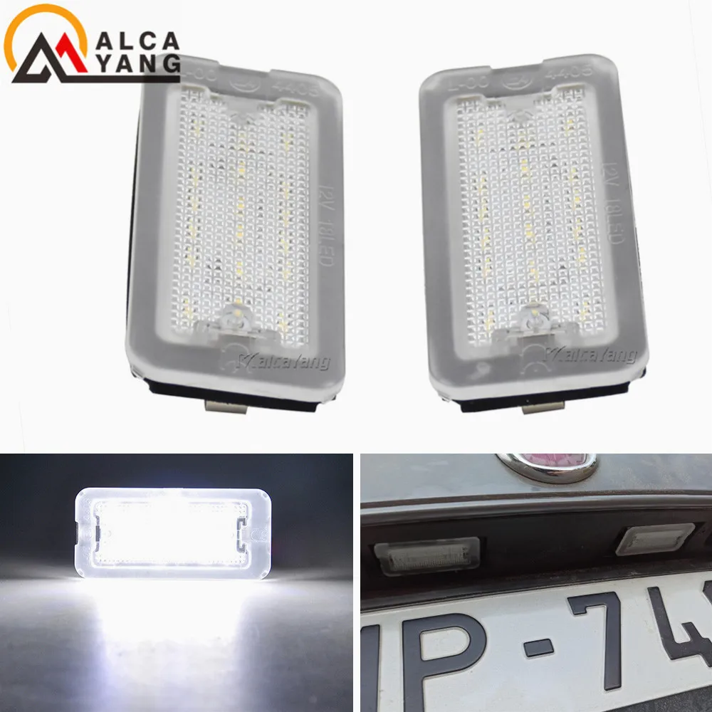 2x Fits For Fiat 500 / Abarth 500 2007-2020 CANbus Xenon White Led Number License Plate Lights