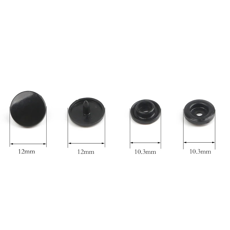 10-100Sets KAM T5 Plastic Snaps Button For Baby Clothes Fasteners Bag Folder Dark Buckle Button Resin Garment Accessories