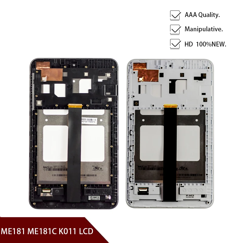 

New for Asus Memo Pad 8 ME181 ME181C K011 LCD Display Digitizer Touch Screen Assembly with Frame