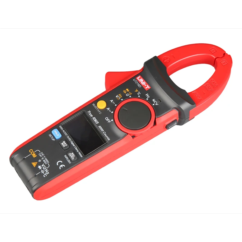 UNI-T Digital Clamp Meter UT216D 600A AC DC Current Pliers Amperometric Clamp Voltmeter Ammeter Frequency Capacitor Tester