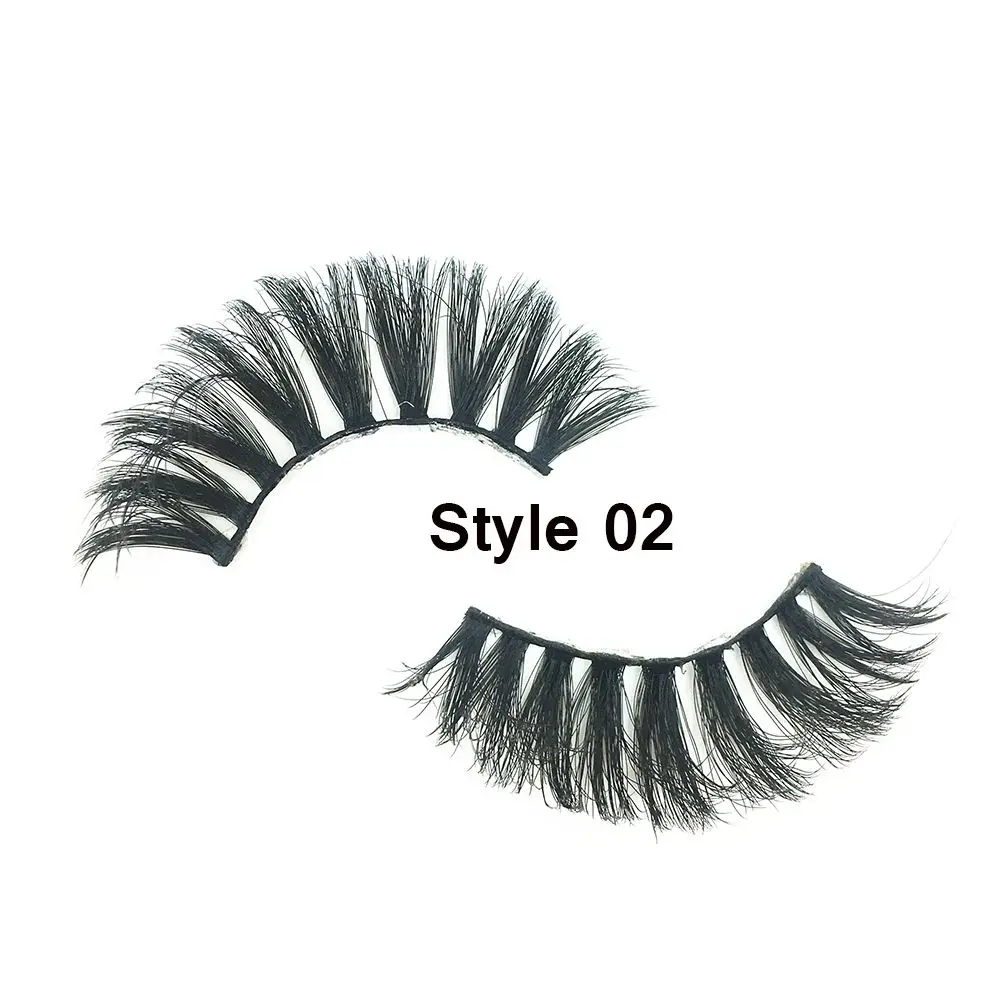 5คู่3D Faux Mink ผมนุ่มขนตาปลอม Fluffy Wispy หนา Lashes Handmade Soft Beauty Eye แต่งหน้าเครื่องมือขยาย DROPSHIP