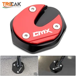 For Honda CMX Rebel 500 300 CMX300 CMX500 2017-2023 Kickstand Side Stand Extension Enlarger Plate Pad Motorcycle Accessories