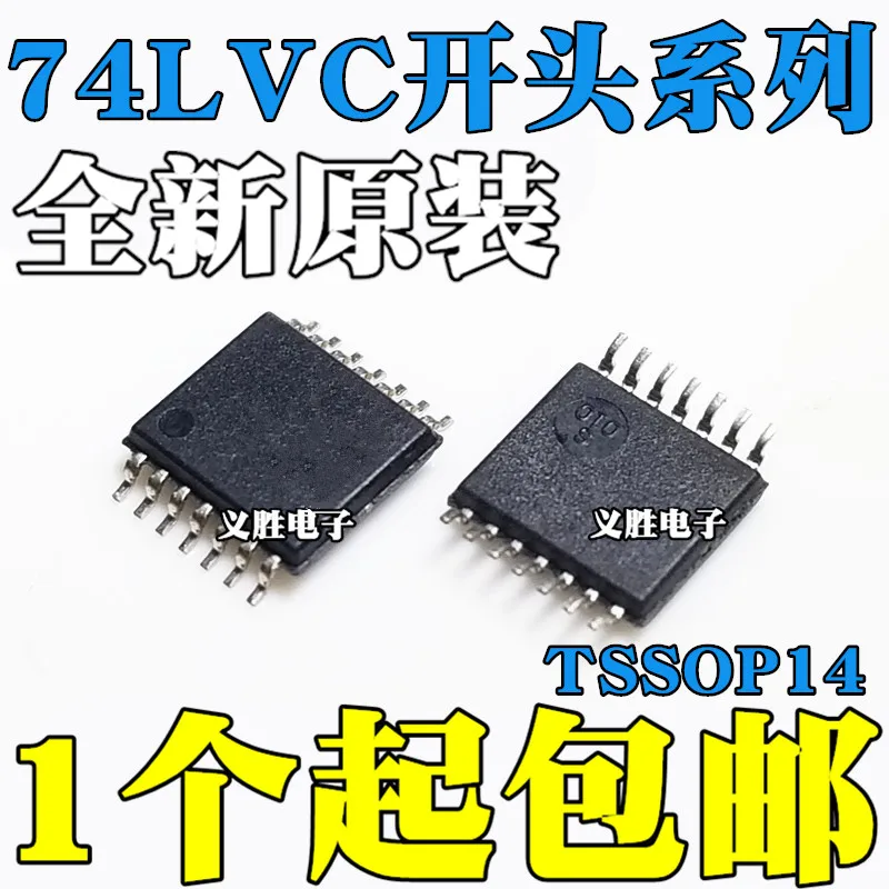 Nieuwe 74LVC SN74LVC125 14 00 08 32A Apw Apwr TSSOP14 Enkele Bus Logic Chip, tri-State Output Buffer Rem, Synthetische Enkele Manier Bu