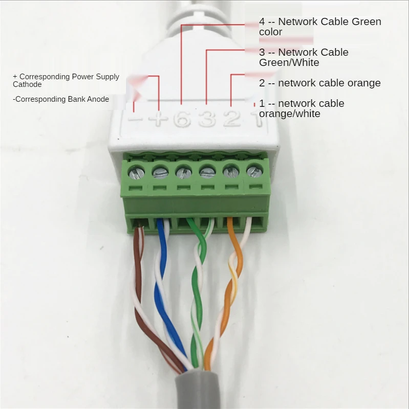 ESCAM 1 Paar POE Splitter POE Schakelaar POE Kabel Adapter Tape Afgeschermd DC 12 V Voeding Kabel 5.5*2.1mm Monitoring Netwerkkabel