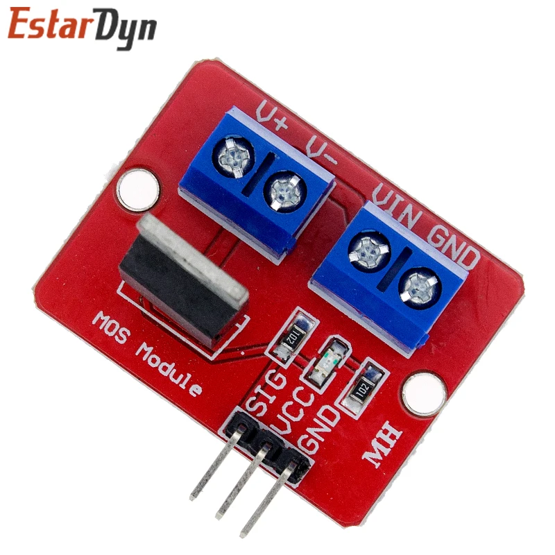 0-24V Top Mosfet Button IRF520 MOS Driver Module For Arduino MCU ARM Raspberry pi