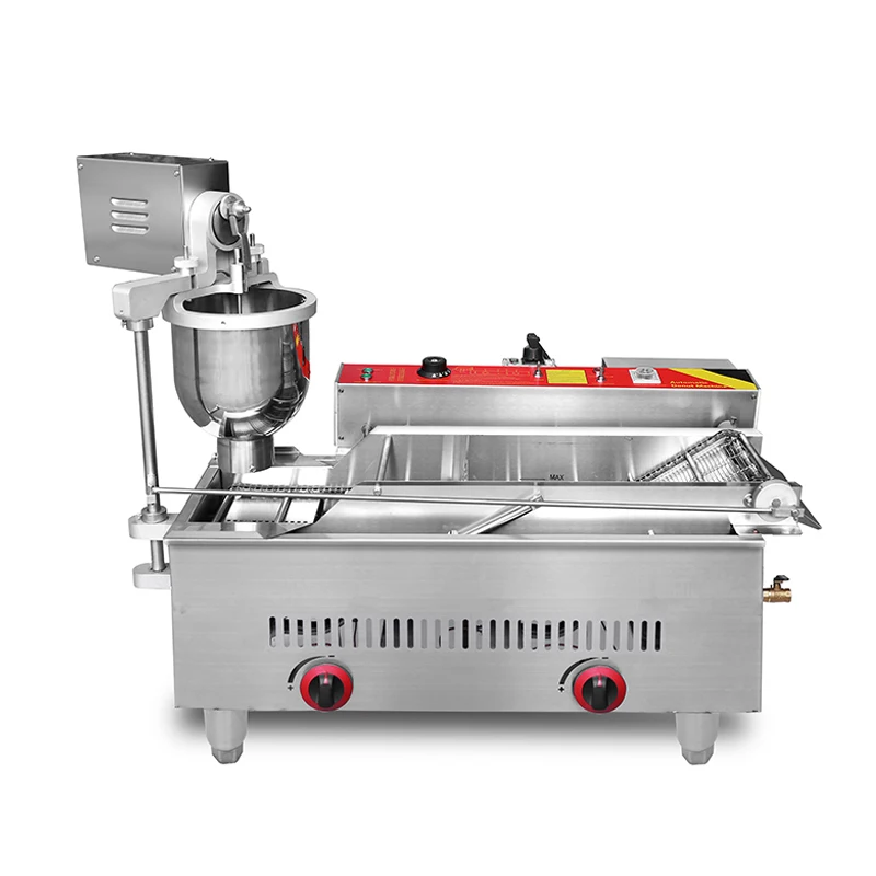 

Fully automatic commercial donut machine 25L NP-3 electric heating gas wheat donut machine electric fryer 5KW