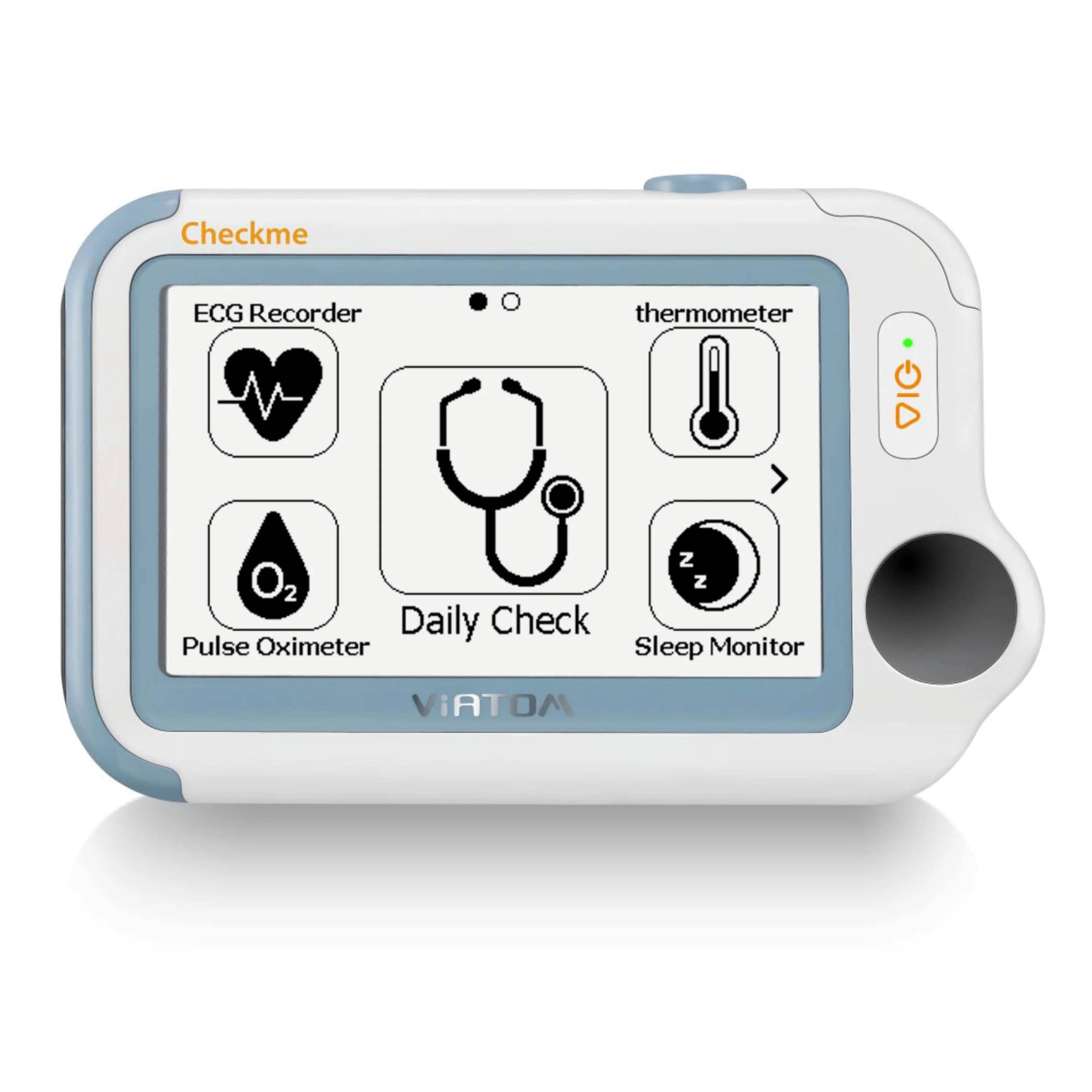 Checkme Pro Suit Vital Signs Monitor, Portable ECG Tracker with Blood Pressure,Pulse Oximeter,Blood Glucose Monitor