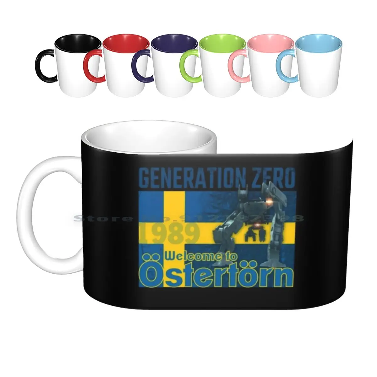 Generation Zero Ostertorn Ceramic Mugs Coffee Cups Milk Tea Mug Madjack Generation Zero Gaming Gamer Videogame Tank Battle