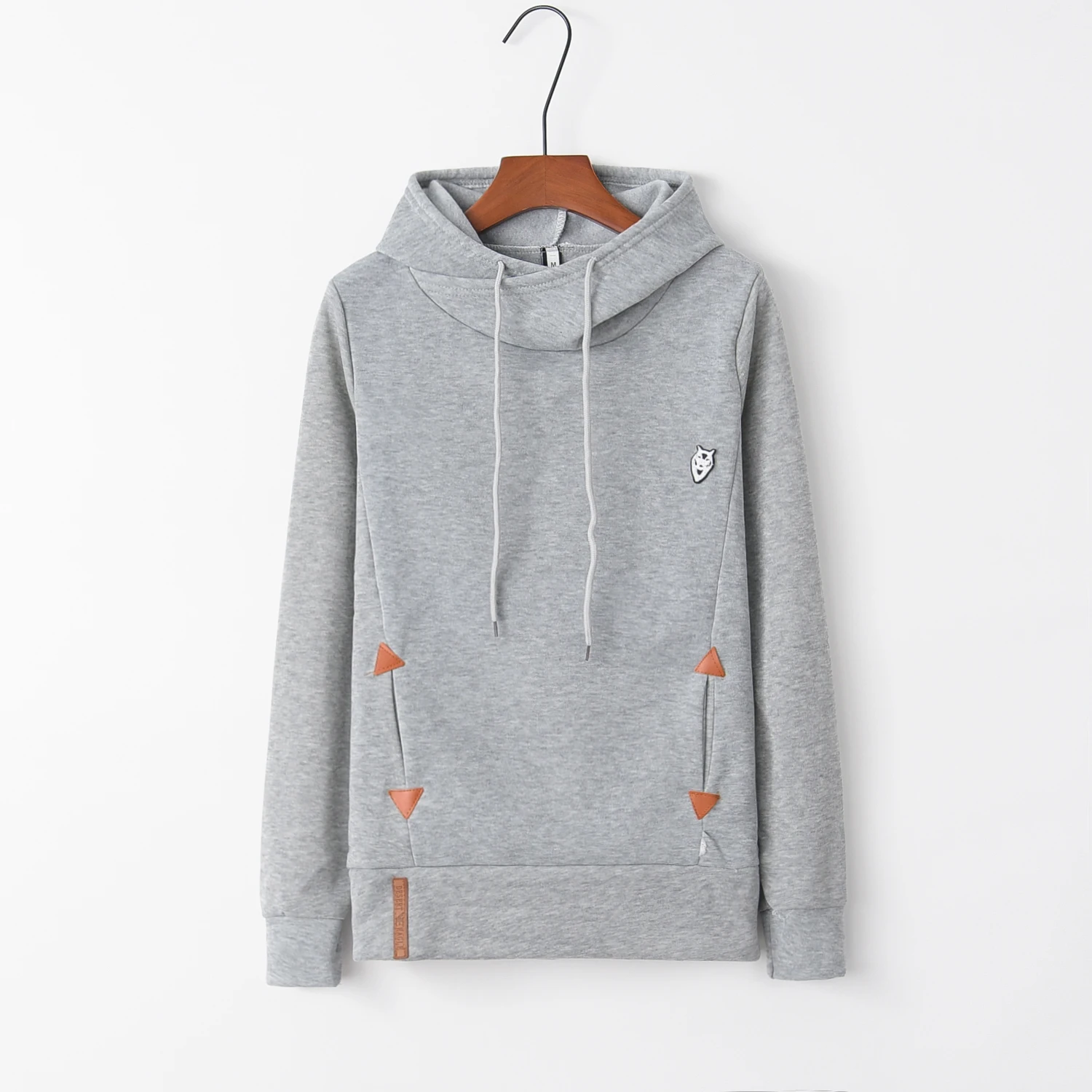 Langarm-Hoodie mit Stickerei und Tasche Modischer Trend Herbstkleidung für Freizeitkleidung – Detail 9