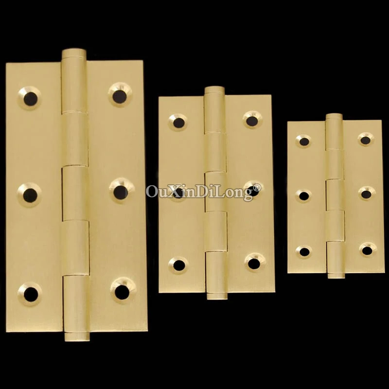 Brand New 10PCS Solid Brass Furniture Hinges Invisible Cupboard Wardrobe Drawer Cabinet Door Hinges 2Inch/2.5Inch/3Inch