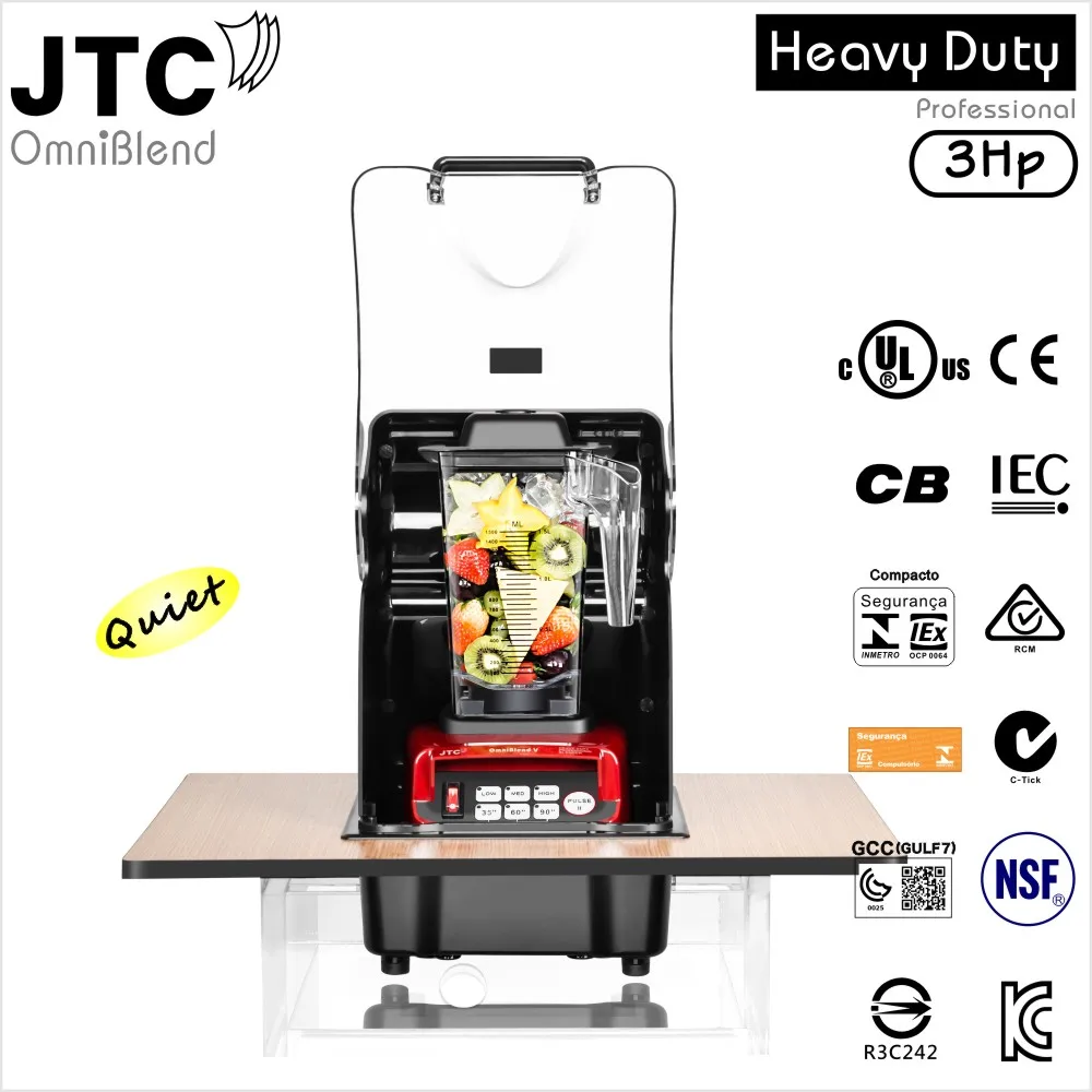 FREE SHIPPING JTC Commercial Blender with Built-in sound enclosure box,Model:TM-800AQ2,100% GUARANTEE NO. 1 QUALITY IN THE WORLD