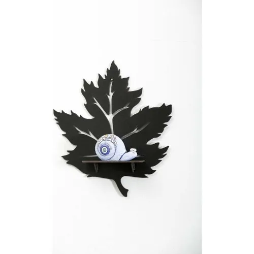 SUME Leaf Design Decorative Wood Rack