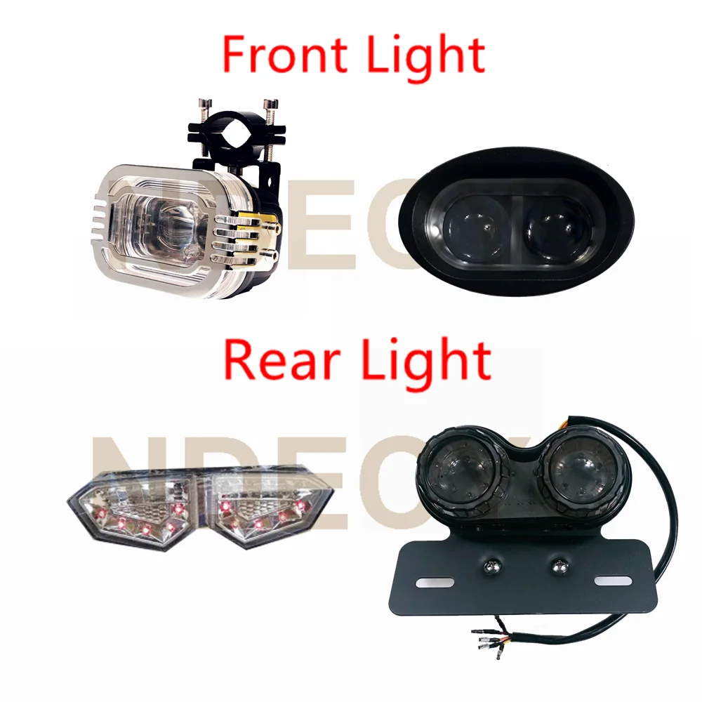 Motorcycle Headlight Front Light Rear Light LED Lamp Turn Signal Motorcycle Accessories and Switch