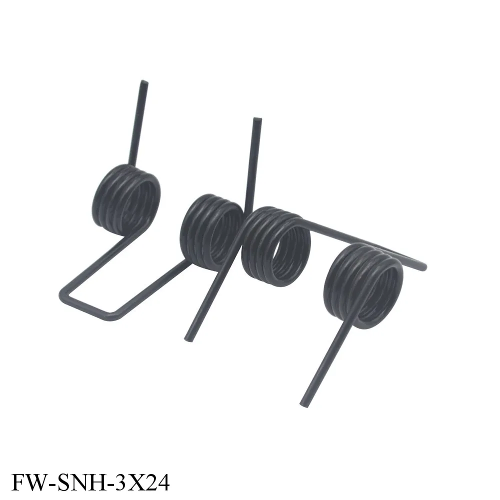 Customize Spring Steel Big Double Torsion Spring Wire Diameter 3mm X 24mm Outer Diameter