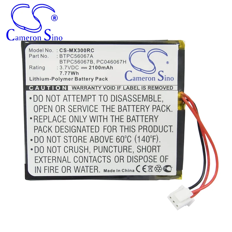 CameronSino – batterie pour télécommande, compatible avec cretron C2N-DAP8 CNAMPX-16X60 CNX-PAD8A STX-1700C MT-1000C-BTP
