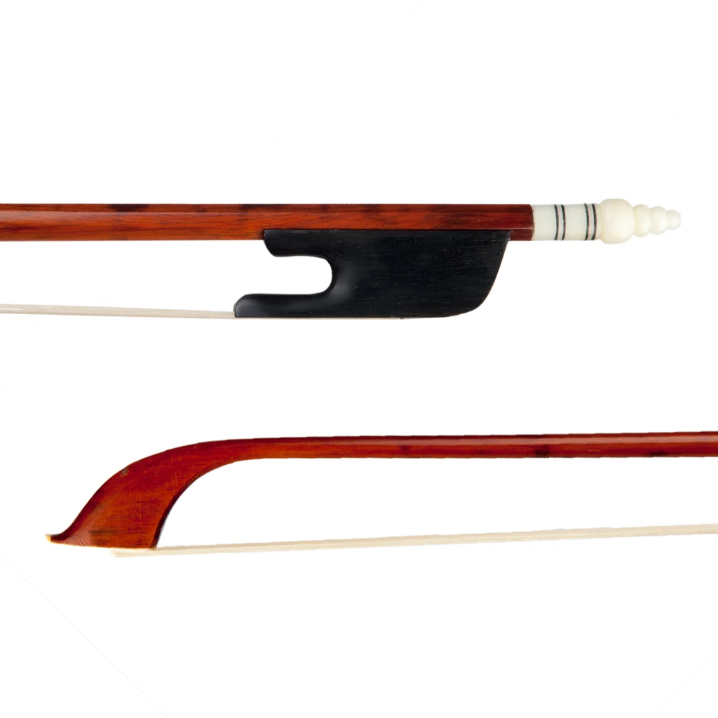 Naomi Vintage Barokke Stijl Boog Brazilwood/ Snakewood/ Carbon Fiber Boog Wit/Zwart Paardenhaar Snelle Respons 4/4 Viool gebruik