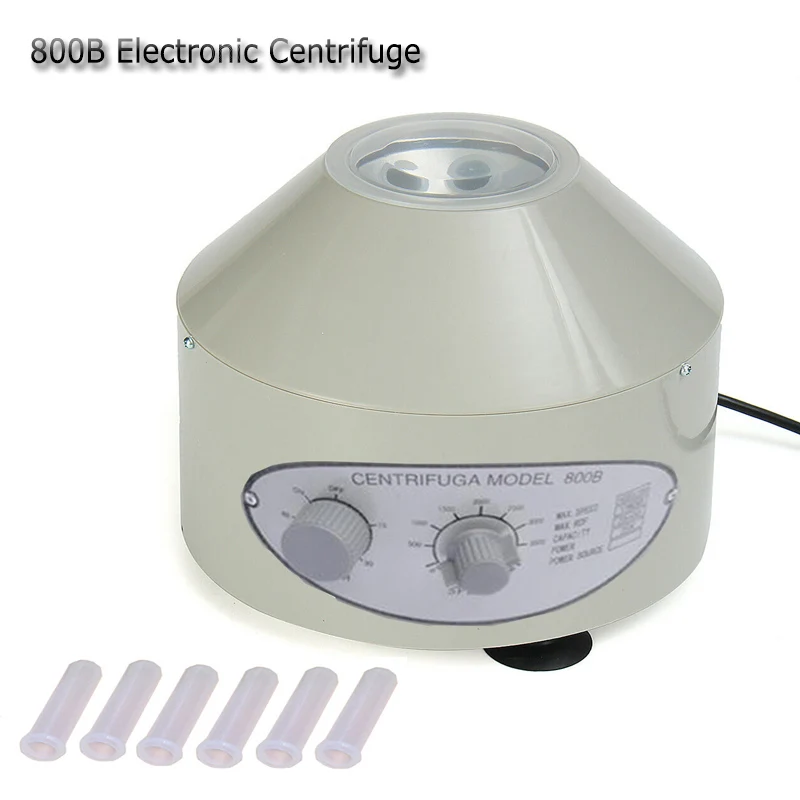 800B Electric Laboratory Centrifuge Medical Testing Machines 4000rpm Time Adjustable Timing Function Supply Prp Separation Serum