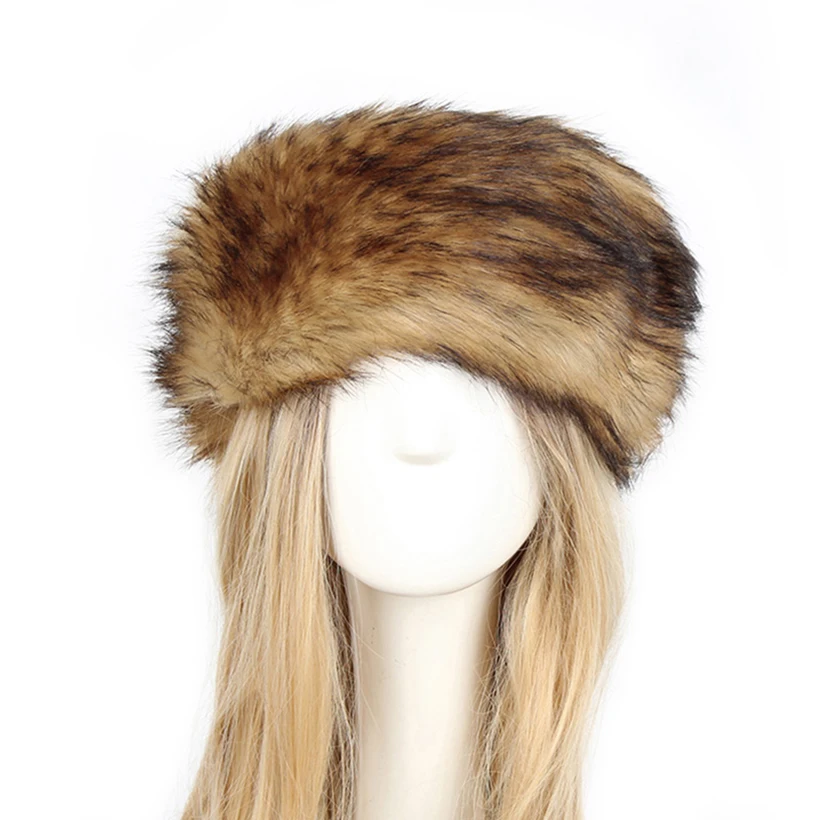 New Women Winter Faux Fox Fur Hat Warm Soft Fluffy Fur Female Cap Luxurious Quality Rabbit Fur Bomber Hats for Girls 2020