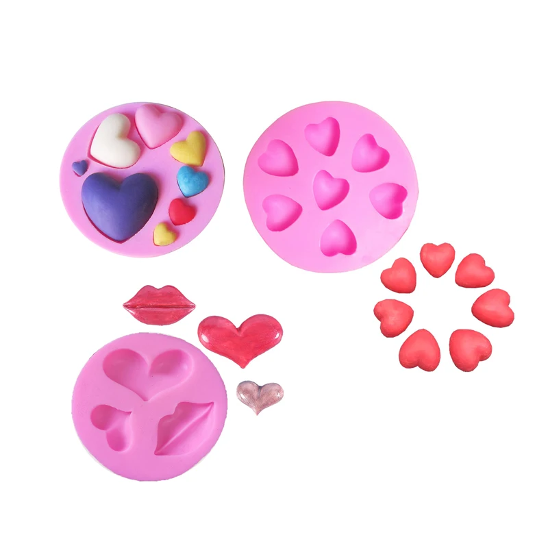 Heart Cake Decorating Fondant Cooking Tools Silicone Mold For Baking Of Kitchen Accessories Birthday Pastry Kitchenware Mug