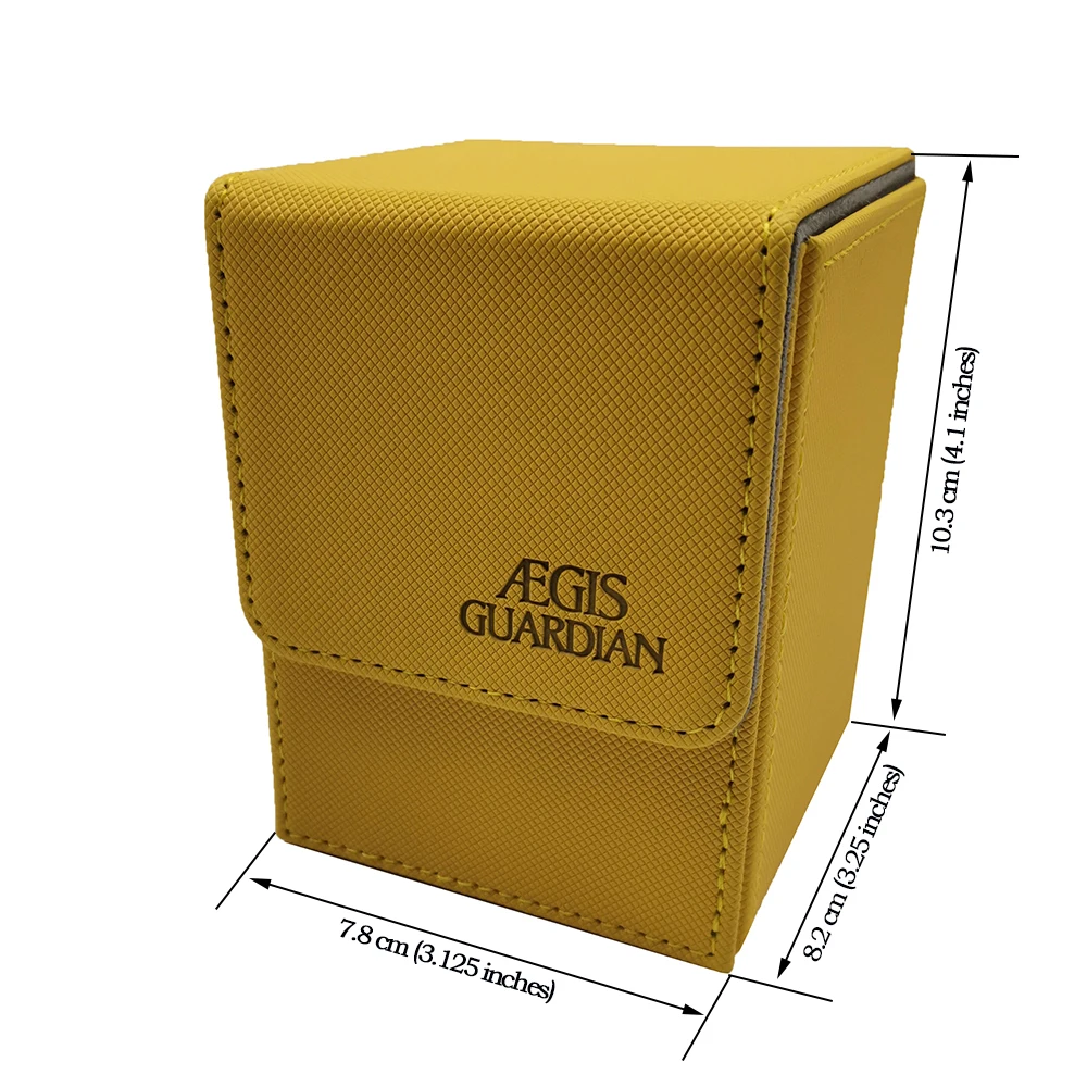 AEGIS GUARDIAN Top Loading Card Case Deck Box Mtg Yugioh TCG Binders: 100+