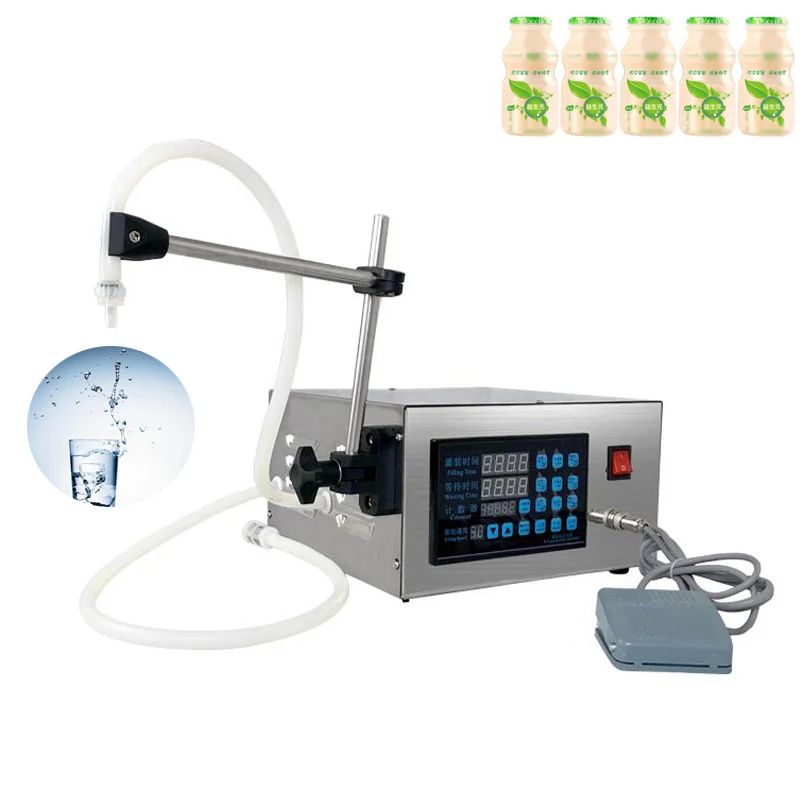 Liquid Filling Machine 5-3500ml One Nozzles Water Beverage Juice Perfume Vial Bottle Filler