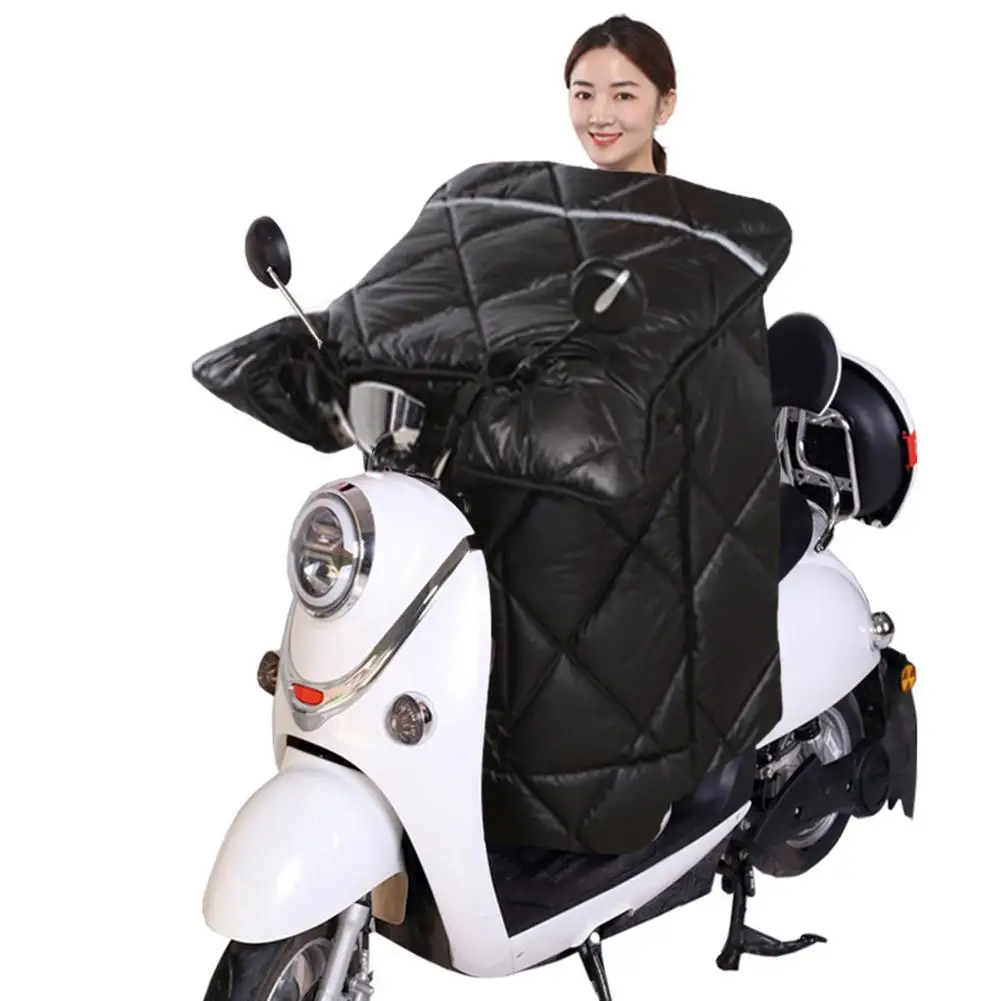 Winter Motorcycle Scooter Windshield Quilt Riding Warm Knee Waist Leg Apron Windproof Cover Electric Motorcycle Leg Knee Apron