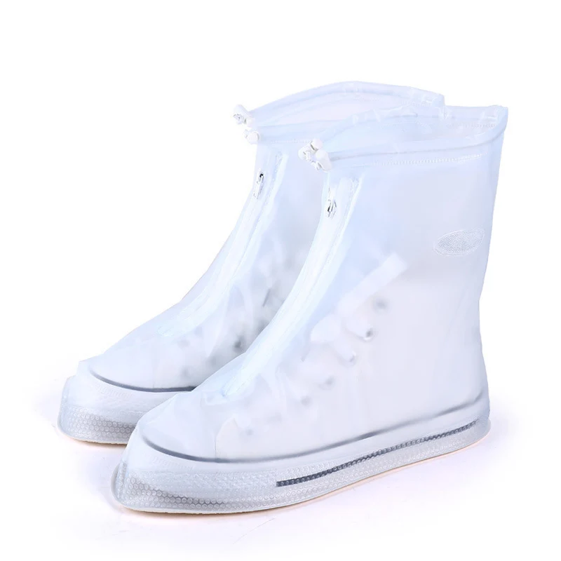 High Quality Rain Waterproof Boots Cover Heels Boots Men Women\'s Reusable Shoes raincoat Thicker Non-slip Waterproof shoe cover