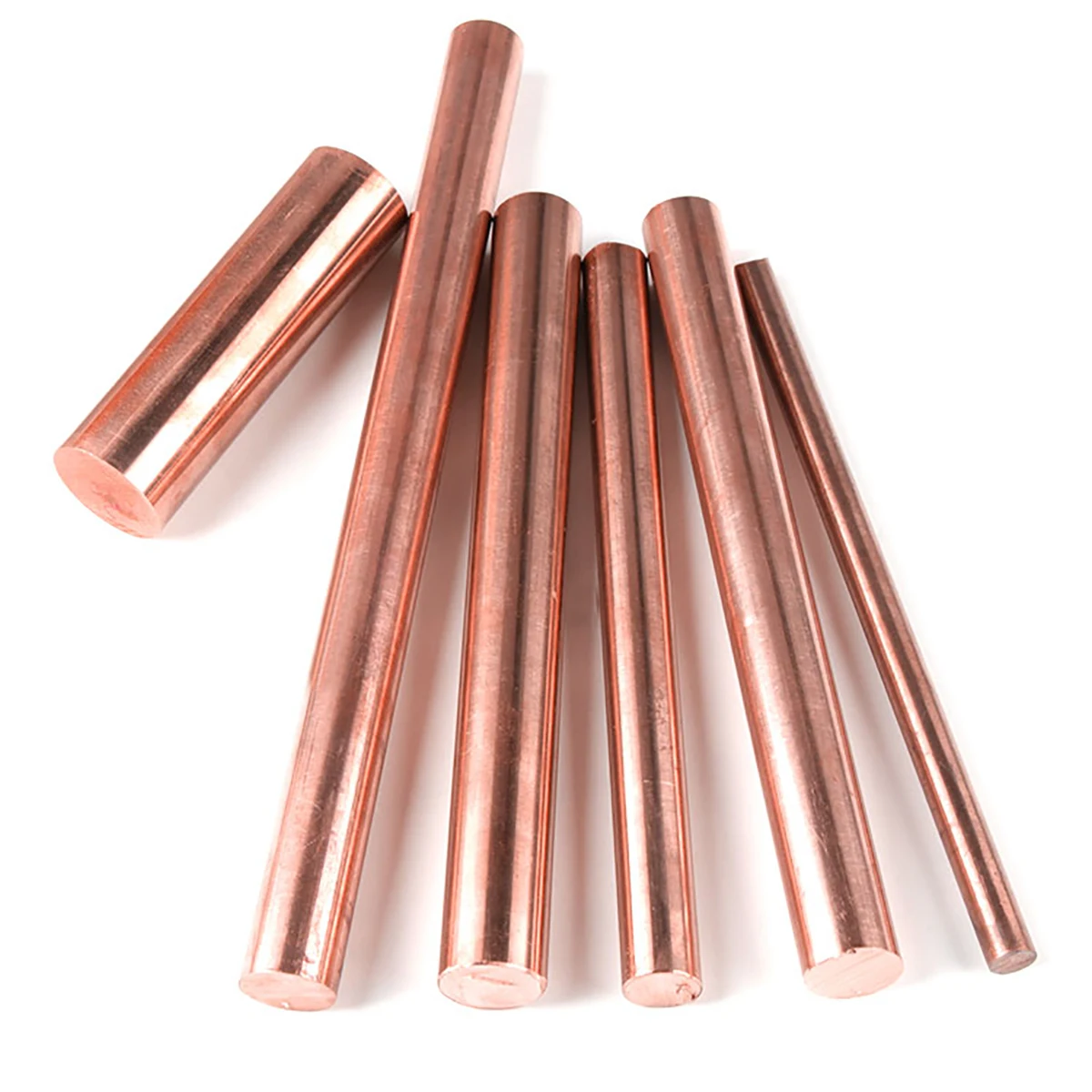 1 pz diametro 5-30mm T2 rame rosso barra tonda asta rame puro lunghezza bastone 200mm 500mm per fresatura saldatura lavorazione dei metalli