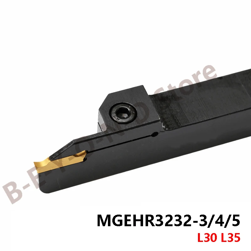 BEYOND Lengthen MGEHR3232-3-4-5 T30 T35 MGEHR 3232 3T30 3T35 4T30 4T35 CNC Tunring Tool External Groving Lathe Cutter Holder