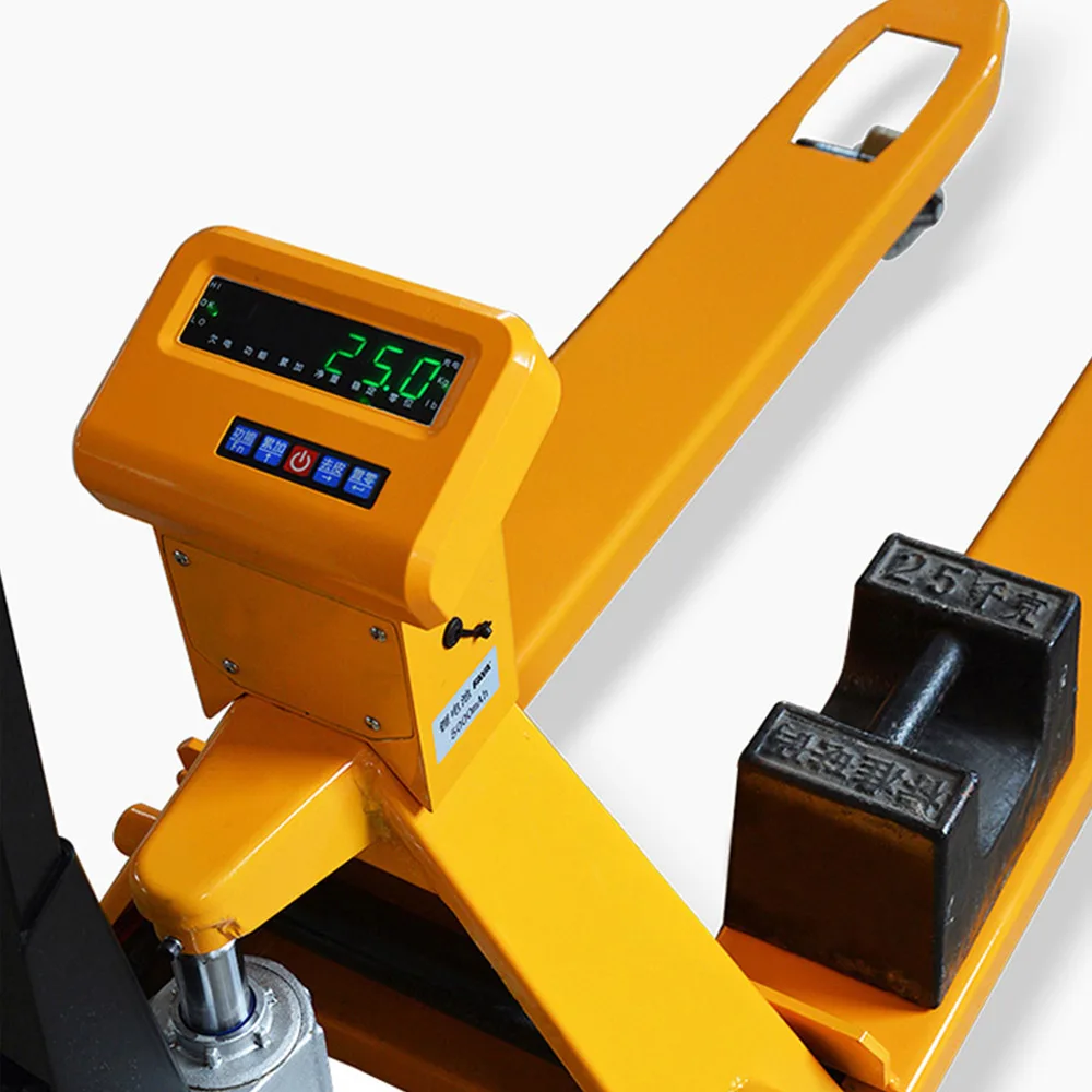 Weighing trailer Electronic forklift scale 2 tons 3 tons manual hydraulic pallet forklift