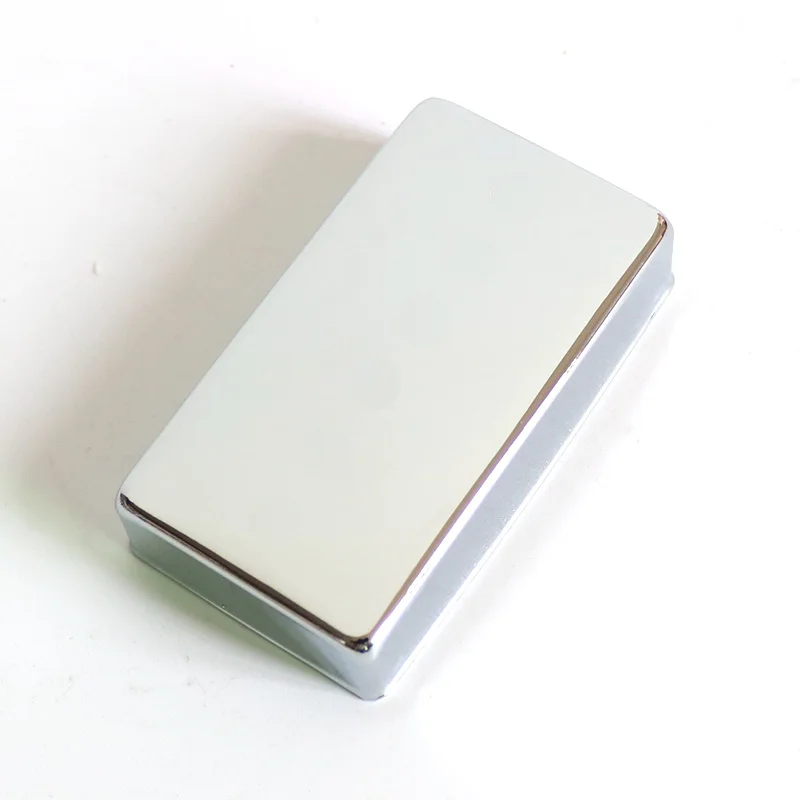 غطاء لاقط جيتار Donlis من النيكل الخام والفضي الفارغ LP Humbucker بنمط مغلق بألوان النيكل والكروم والذهب الأسود