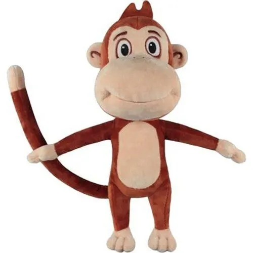 Kukuli Musical Plush Toy Monkey Soft Playmate Gift Cartoon Character for Children Cute Monkey Animal