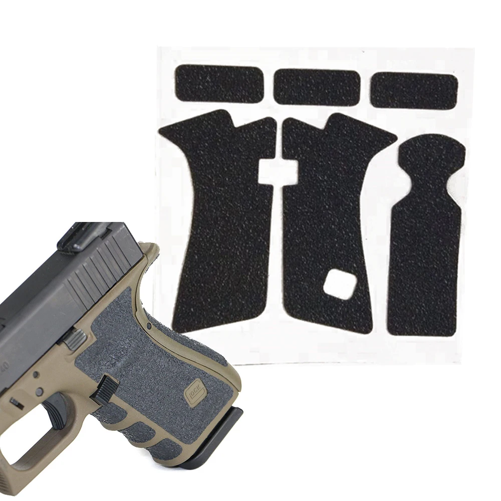 Non-slip Rubber Texture Grip Wrap Tape Glove for Glock 17 19 20 21 22 25 26 27 33 43 holster 9mm pistol gun magazine accessories