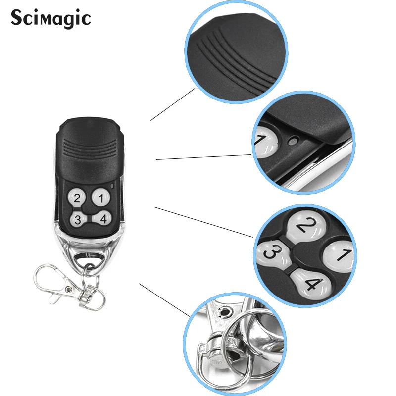 Imagem -02 - Garagem Portão Abridor de Porta Duplicadora Controlo Remoto Display Compatível Bixlp2 Bixls2 Bixlg4 433 Mhz 100