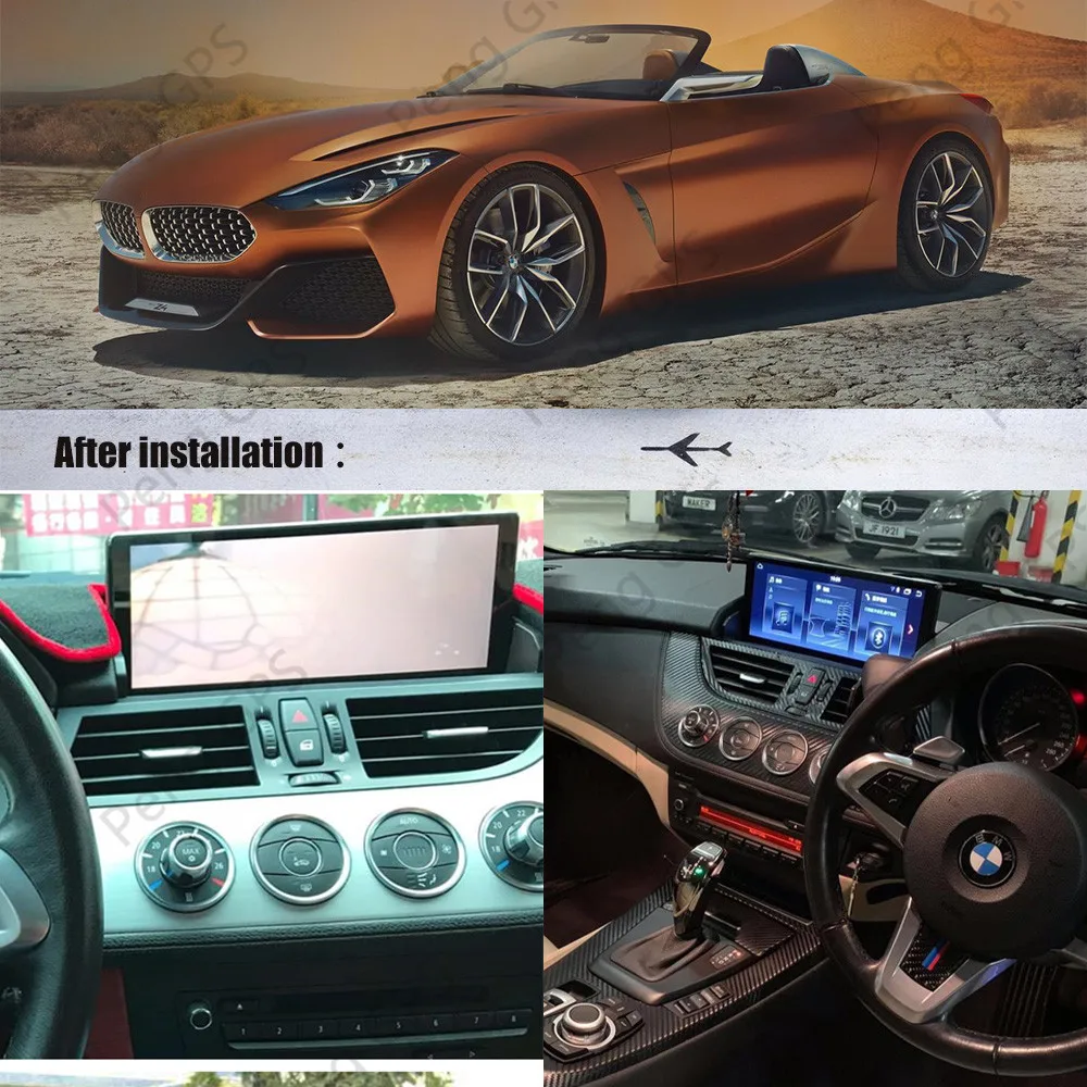 For BMW Z4 E89 Android Radio 2009 - 2018 Car Multimedia player GPS Navigation CIC PX6 Head unit Audio Autoradio Touch Screen DVD