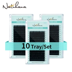 NATUHANA Wholesale 10Cases/Lot Mink Eyelash Eextensions Professional Natural Soft Eye Lash individuals False Eyelashes China